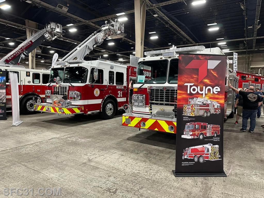 Rescue 31 on Display at the PA Fire Expo Sadsburyville Fire Company No. 1